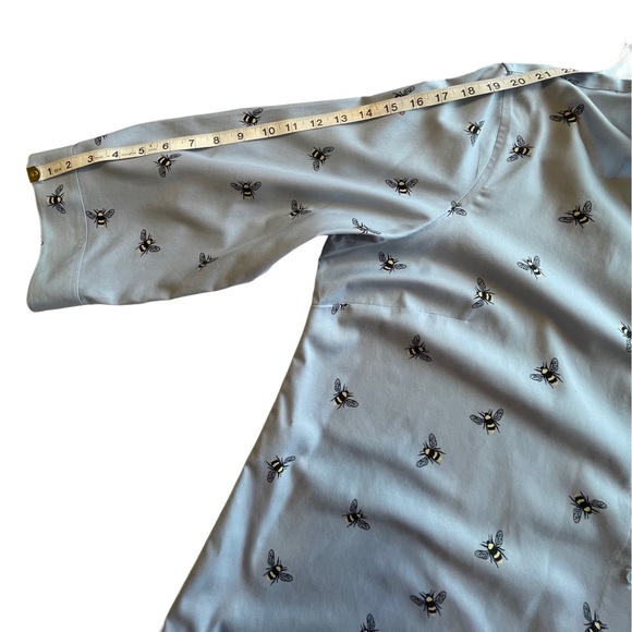 COLDWATER CREEK PLUS 20W, 3/4 SLEEVE BUMBLE BEE BLOUSE, EX. COND. - Picture 7 of 7